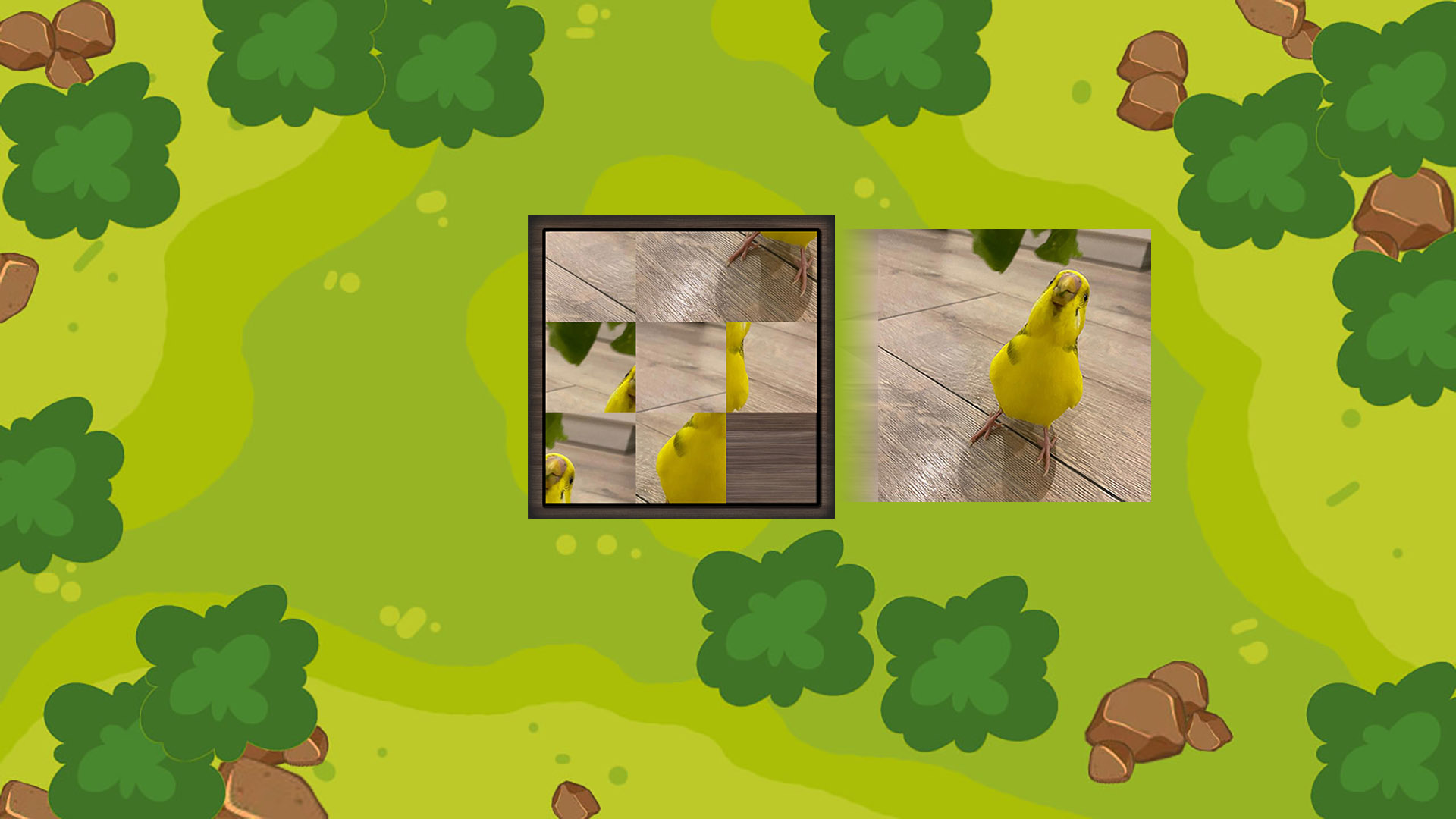 famous sliding puzzle animals