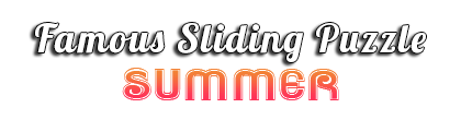 famous sliding puzzle summer logo