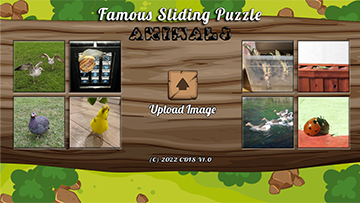 famous sliding puzzle animals