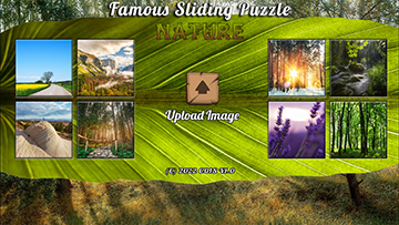 famous sliding puzzle nature