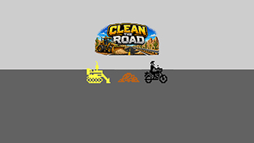 clean the road