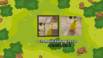 famous sliding puzzle animals