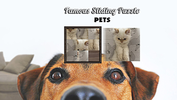 famous sliding puzzle pets